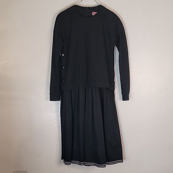 Mauve by Anthropologie Long Sleever Cape Button Sides Dress - Picture 1 of 14